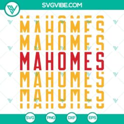 Mahomes SVG File Bundle, Patrick Mahomes SVG Files, Kansas City SVG Download, Mahomes 6