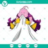 Majin Buu Dragon Ball SVG files with different formats for Cricut, featuring iconic character from popular anime series.