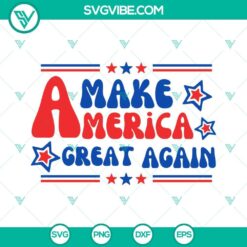 "Republican-themed Make America Great Again SVG images for Trump 2024 supporters, download for 2024 elections."