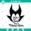 Maleficent, 99% Disney Villain SVG design featuring iconic Disney antagonist, perfect for fans and crafters.