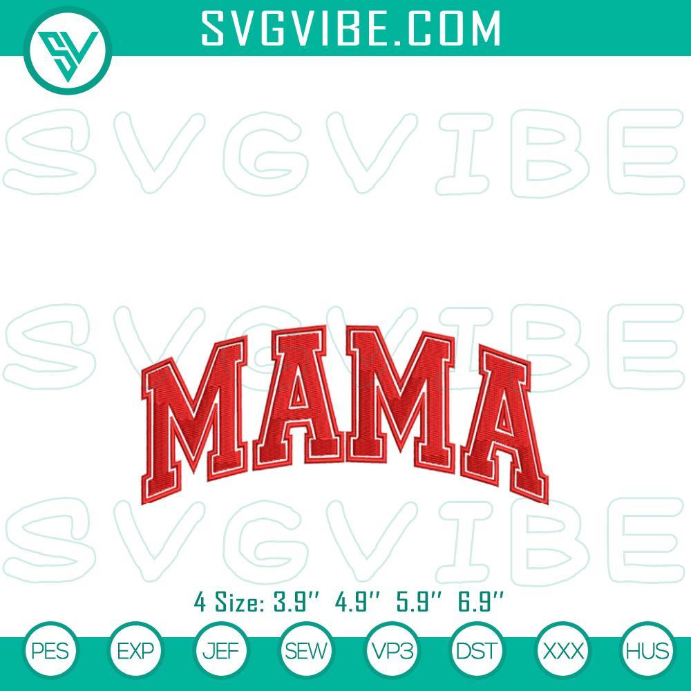 Mama Embroidery Designs, Mother’s Day Embroidery Design Files Mama embroidery file with intricate Mother's Day design, perfect for crafting projects and gifts.
