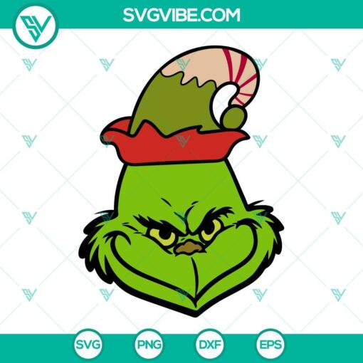 Mama Grinch Bundle SVG Files, Grinch Face Custom Name Kid SVG Download PNG Cut 1