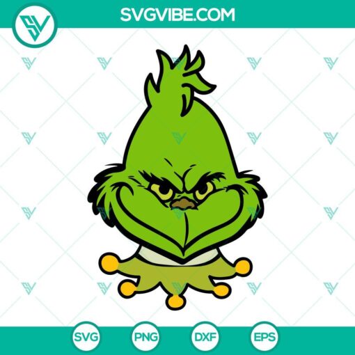 Mama Grinch Bundle SVG Files, Grinch Face Custom Name Kid SVG Download PNG Cut 2