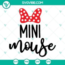 Mama Mouse SVG Files, Mini Mouse SVG Download, Minnie Mouse SVG Files, Mama SVG File, Mini