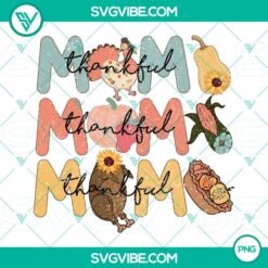 Thanksgiving PNG file with Mama Thankful Turkey design, perfect for holiday crafts and decorations.
