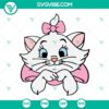 Marie Cat SVG from Aristocats movie, featuring a cute feline design. Perfect for cat lovers.