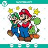 Super Mario Bros Movie 2023 characters SVG image - Mario, Luigi, Yoshi, Luma. Perfect for fans of the movie.