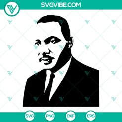 Martin Luther King SVG File PNG DXF EPS Vector Clipart