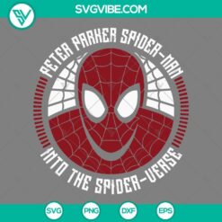 Spider Man Peter Parker SVG file for download in PNG EPS DXF format. Ideal for crafts and fan art projects.