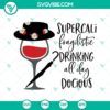 Mary Poppins inspired wine glass SVGs for SuperCali Fragilistic drinkers. Fun and whimsical design for crafting and personalizing.