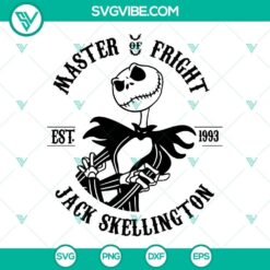 Jack Skellington Nightmare Before Christmas SVG files featuring a spooky and stylish design perfect for Halloween crafts.