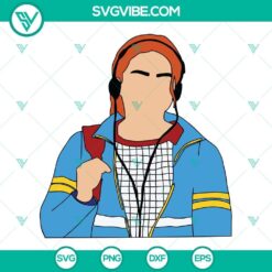 Max Mayfield from Stranger Things season 4 SVG file, perfect for fans of the show.