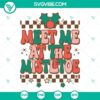 Christmas mistletoe SVG file with festive design, perfect for holiday craft projects.