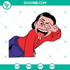 Meilin Mei Lee Turning Red SVG files with Pixar characters, perfect for Turning Red themed crafts and projects.