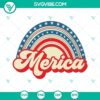 Patriotic Merica SVG images for 4th of July, perfect Fourth of July SVG download with American flag elements.