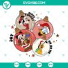 Mickey Mouse and friends Christmas ornaments SVG images, perfect for holiday crafts.