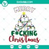 Merry Fucking Christmas SVG with Toilet Paper Christmas Tree design, perfect for holiday crafts and projects.