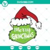 Grinchmas SVG files with festive Grinch Christmas designs, ideal for holiday crafting projects.