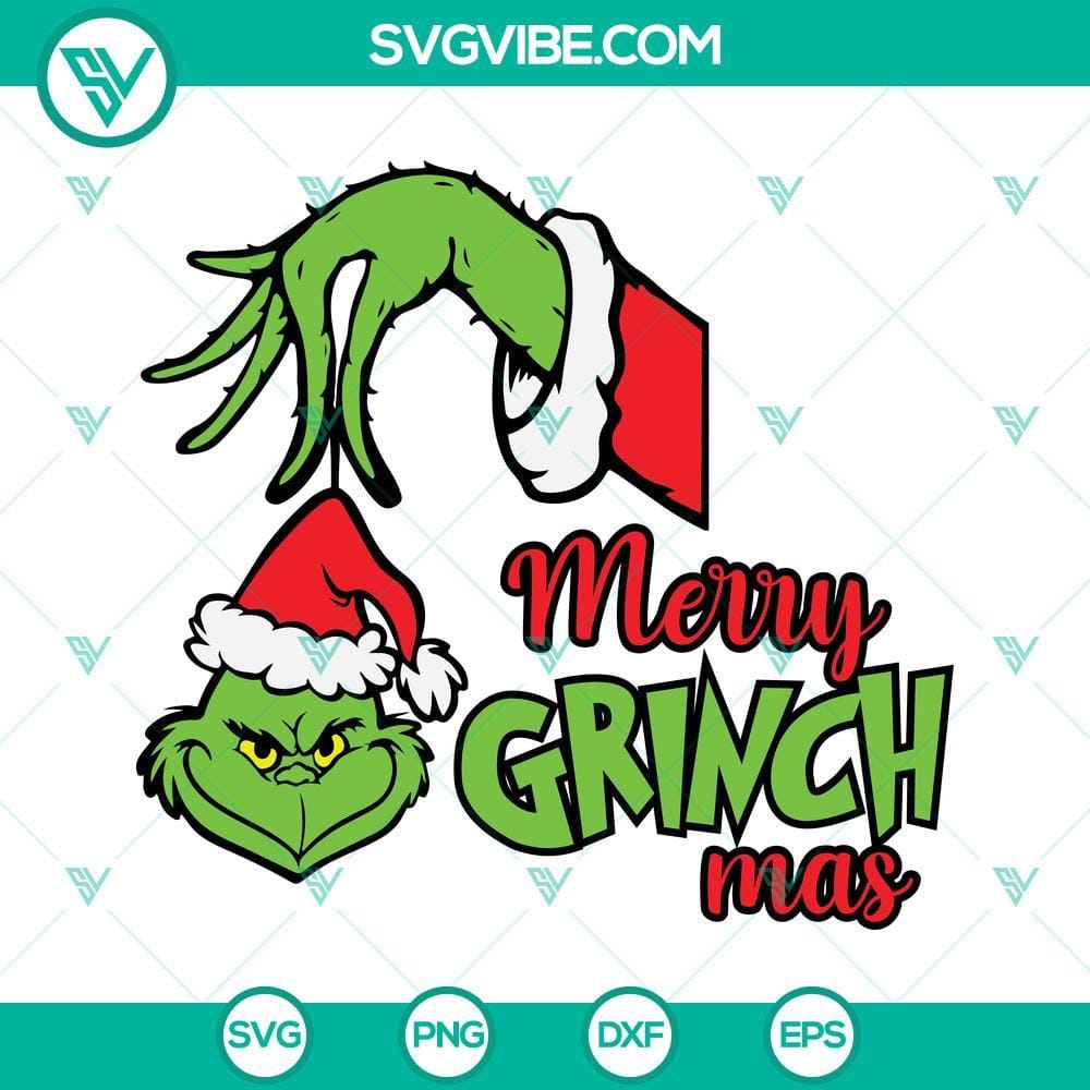 merry-grinchmas-svg-grinch-svg-grinch-in-hand-svg-grinch-face-svg-grinch-hand-svg-8-mockup.jpg Grinch-themed SVG files - Merry Grinchmas design, Grinch in hand, and Grinch face. Perfect for holiday crafts.