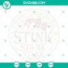 Grinch-themed SVG files for Christmas 2022, featuring "Merry Grinchmas" and "Stink Stank Stunk" designs. Perfect for holiday crafts.
