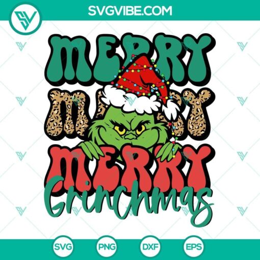 Grinch Christmas SVG images for download, perfect for Merry Grinchmas projects.