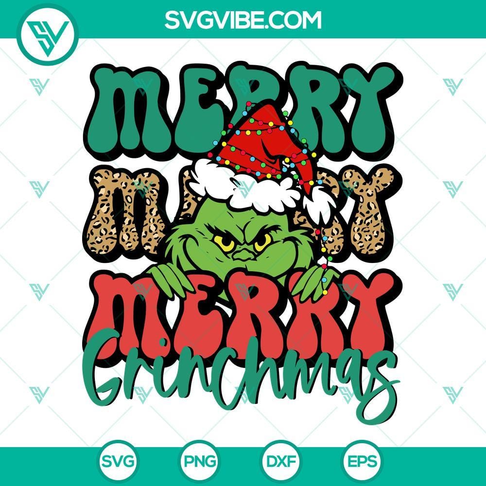 Merry Merry Grinchmas SVG Images, Grinch Christmas SVG Download, Grinchmas SVG Image Grinch Christmas SVG images for download, perfect for Merry Grinchmas projects.