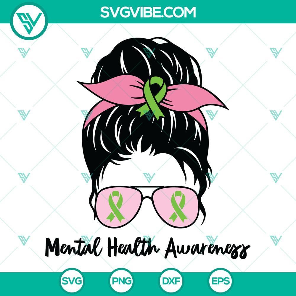 messy-bun-mental-health-awareness-svg-messy-bun-mental-health-svg-mental-health-svg-png-mental-health-awareness-ribbon-svg-1-mockup.jpg Messy Bun Mental Health Awareness SVG design featuring text "Messy Bun Mental Health" in trendy font, ideal for mental health advocates.