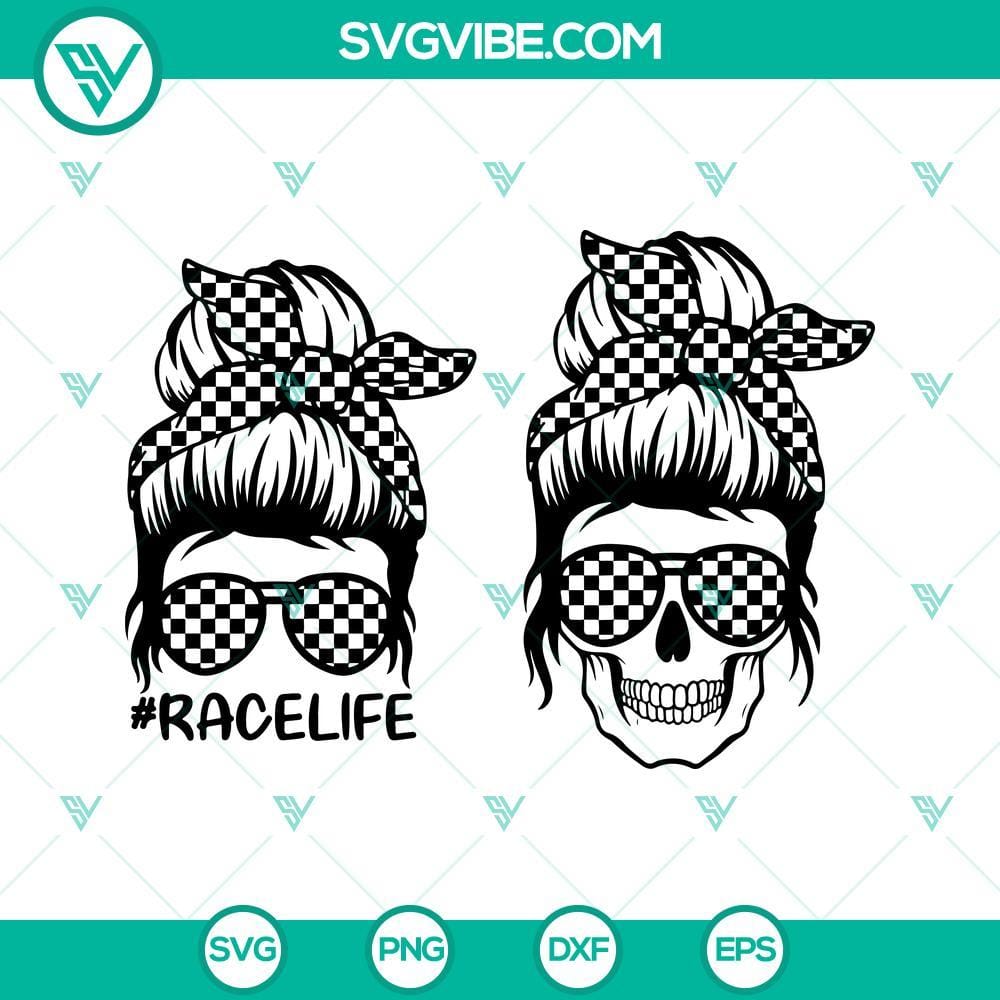 messy-bun-racelife-svg-bundle-skull-racing-mom-svg-sunglasses-messy-bun-racing-svg-9-mockup.jpg RaceLife Skull Racing Mom SVG Bundle with Sunglasses design, perfect for messy bun lovers. Ideal for crafting projects.