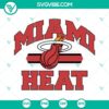 Miami Heat SVG design for crafting - PNG, DXF, EPS cut files compatible with Cricut and Silhouette machines. Ideal for NBA fans.