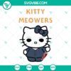 Michael Myers Hello Kitty SVG file, featuring a cute yet spooky Hello Kitty Horror Halloween design, perfect for Halloween enthusiasts.