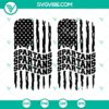 Michigan State Spartans football themed American flag SVG images for download, perfect for fans and craft projects.