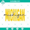 Michigan Wolverines football team logo SVG for download in PNG, DXF, and EPS formats. Great for DIY projects and fan gear.