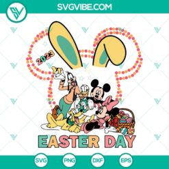 Mickey and Friends Easter Day 2023 SVG file featuring a magical eggs design with a mouse character, perfect for holiday crafts and projects.