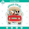 Mickey and Friends Road Trip SVG featuring Donald Duck, PNG DXF EPS files for crafting. Ideal for Disney fans.