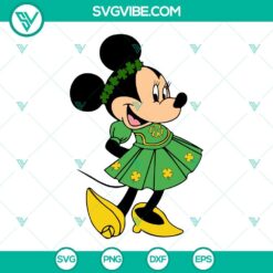Mickey And Friends St Patricks Day SVG Download Bundle, Minnie SVG Files, Donald 6