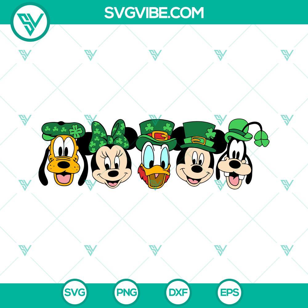 mickey-and-friends-st-patricks-day-svg-disney-st-patricks-day-svg-png-dxf-eps-download-10-mockup.jpg Mickey and Friends St Patricks Day SVG File featuring Disney characters celebrating St. Patrick's Day with festive designs and colors.