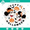 Mickey and Minnie Halloween SVG images for Cricut and Silhouette featuring festive and cute design for crafting projects.