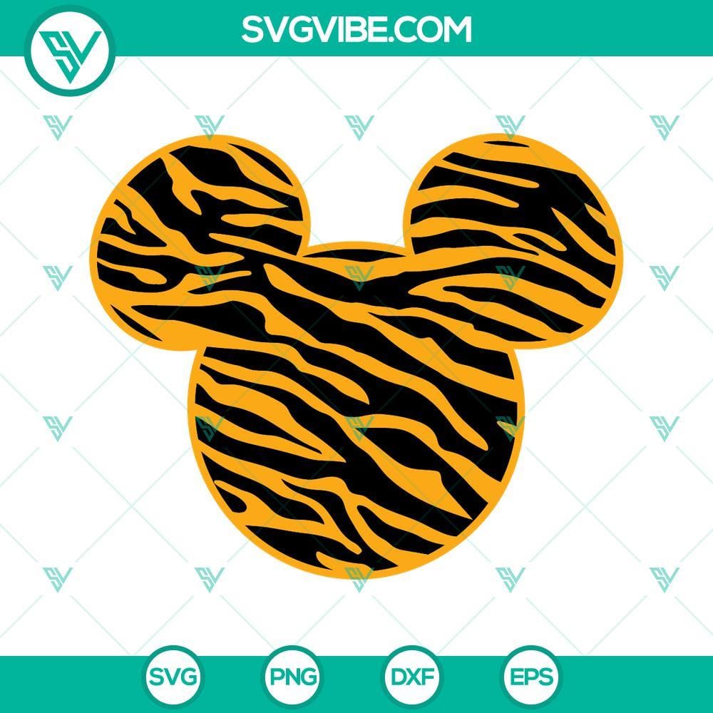 mickey-and-minnie-head-tiger-svg-disney-animal-kingdom-svg-safari-vacation-svg-png-dxf-eps-1-mockup.jpg Mickey and Minnie Disney Animal Kingdom SVG featuring tiger heads, perfect for crafting projects.