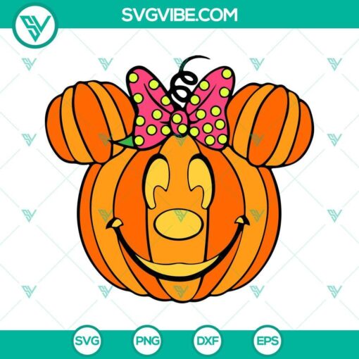 Mickey And Minnie Pumpkin Halloween SVG Images, Halloween Pumpkin SVG Download 1