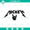 Mickey and Minnie Rock and Roll SVG Download featuring a Heavy Metal SVG File by Disney for fans of rock music.