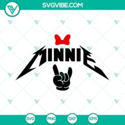 Mickey And Minnie Rock And Roll SVG Download, Heavy Metal SVG File, Disney Rock 2
