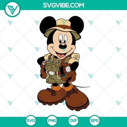 Mickey And Minnie Safari SVG File Bundle, Disney Animal Kingdom SVG Files 1