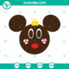 Mickey Mouse Christmas ornament SVG image for Disney holiday decorations - PNG DXF EPS files for crafting.