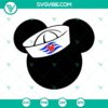 Mickey Cruise Hat SVG file with Disney Cruise Line and Disney Family design for download.