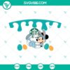 Mickey Mouse Easter Bunny Starbucks wrap SVG, Disney Easter design. Perfect for Easter Starbucks cups.