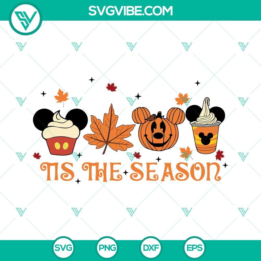 mickey-fall-tis-the-season-svg-disney-hello-fall-svg-latte-pumpkin-spice-mouse-ears-svg-7-mockup.jpg Mickey fall tis the season SVG download featuring Disney Hello Fall design with latte. Perfect for autumn projects and crafting.