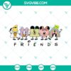 Mickey and Friends St. Patrick's Day themed SVG files with lucky charm elements, ideal for DIY Disney crafts.