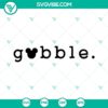 Mickey Gobble Thanksgiving SVG with Fall/Autumn theme, downloadable PNG file, perfect for holiday projects.