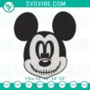 Mickey Head Jack Skellington Halloween Embroidery Design, Download File for Mickey Fans.