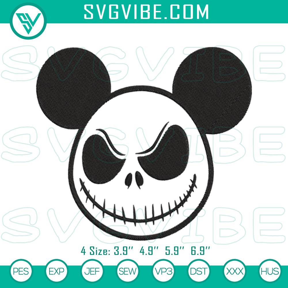 mickey-head-jack-skellington-machine-embroidery-design-mickey-nightmare-before-christmas-embroidery-files-mockup.jpg Mickey Head Jack Skellington machine embroidery design for Nightmare Before Christmas file, perfect for holiday crafts.
